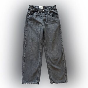 BDG Women's Black Tapered Baggy Jeans